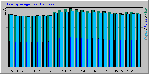 Hourly usage for May 2024